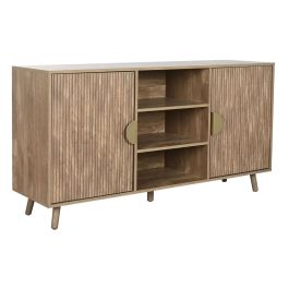Mueble Tv Scandi DKD Home Decor Marron Dorado 40 x 74.8 x 140 cm Mueble Tv Scandi DKD Home Decor Marron Dorado 40 x 74.8 x 140 cm