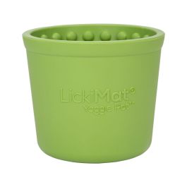 Lickimat Yoggie Pot Comedero Lento Interactivo para Perros, Plato Distractor Antiestrés para Lamido, Verde de Goma, Apto para Todo Tipo de Alimentos y Razas Lickimat Yoggie Pot Comedero Lento Interactivo para Perros, Plato Distractor Antiestrés para Lamido, Verde de Goma, Apto para Todo Tipo de Alimentos y Razas
