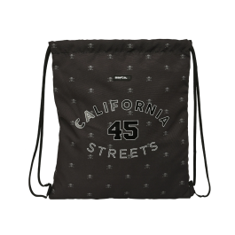 Bolsa Mochila con Cuerdas Safta California Negro 35 x 40 x 1 cm Precio: 7.69000012. SKU: B1BNHTB9GF