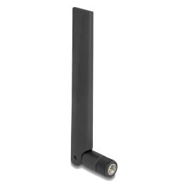 DELOCK Antena WiFi 6E SMA Macho 3 dBi Omnidireccional con Articulación de Inclinación, para Bandas 2.4/5/6 GHz, Color Negro - 1 Unidad Precio: 21.8889. SKU: B1FWSJRGS3