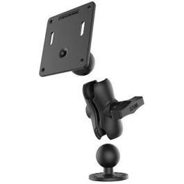 RAM Mounts RAM-101U-B-2461 - Montaje de Doble Bola con Brazo Corto, Placa VESA 75x75mm y Bola de 1.5 pulgadas