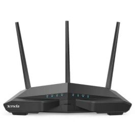 ROUTER INALÁMBRICO TENDA AC18 - DOBLE BANDA 5/2.4GHZ - 802.11AC/A/N B/G/N - CHIPSET BROADCOM - 1*WAN - 4*LAN GIGABIT - 3*3DBI ANTENAS - USB 3.0