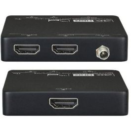LevelOne HVE-9006 Extensor HDMI sobre Cat5/6 Kit 1080P a 50 metros con HDCP y IR Bidireccional Negro