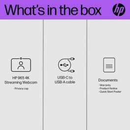 HP 325 FHD Webcam HP 325 FHD Webcam