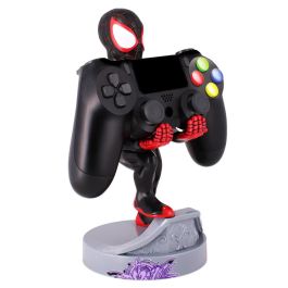 Cable Guy Miles Morales Spiderman Marvel, soporte de 21cm para mandos de PS5/Xbox y smartphones