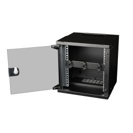 Equip 10" Kabeldurchführung mit Ringeinsatz. 1U schwarz