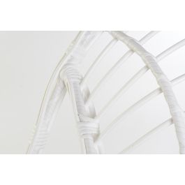 DKD Home Decor Sillón Colgante Terraza Y Jardín Blanco Gris 70 x 110 x 90 cm