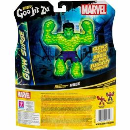Heroes Of Goo Jit Zu HER0630996427156 - Figura de Acción de MARVEL Hulk Glow Surge, Luminosa y Extensible, 11cm