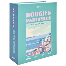 Home Deco Factory Juego de 4 Velas Perfumadas Colección Dolce Vita Viaje Vidrio/Cristal