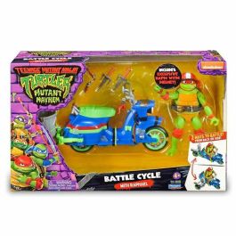 Figura tortugas ninja con vehiculo (moto sidecar o moto batalla) 33x19 cm - modelos surtidos Figura tortugas ninja con vehiculo (moto sidecar o moto batalla) 33x19 cm - modelos surtidos