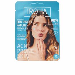 Iroha FUN SOS GRANOS Parches Hidrocoloides para Acné, Poros y Puntos Negros - Absorben Sebo y Promueven Cicatrización 15 Unidades Precio: 3.50000002. SKU: B19KEMJTYT