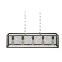 DKD Home Decor Lámpara de Techo Vintage Gris Metal 79 x 26 x 120 cm Precio: 71.21334. SKU: S3014680