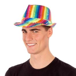 My Other Me Sombrero Lentejuelas Rainbow Multicolor Talla 58 Adulto Poliéster