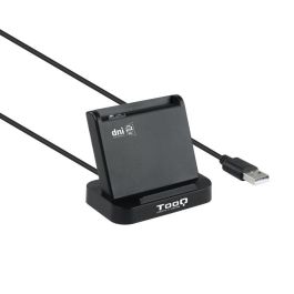 TooQ TQR-220B Lector de DNIe y Tarjetas Inteligentes USB 2.0 compatible DNI 3.0, PC, Mac, sin drivers y soporte móvil Negro Precio: 10.78999955. SKU: S0233049