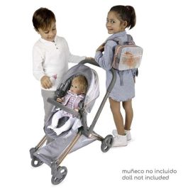Coche de muñeca 3x1 plegable cityx para muñecas de hasta 50 cm 38x65x73 cm Coche de muñeca 3x1 plegable cityx para muñecas de hasta 50 cm 38x65x73 cm