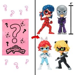 Bandai BAN3701405826840 Muñecas Sorpresa Chibi Cambian de Color 10 cm Miraculous Ladybug Personaje aleatorio