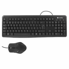 Teclado y Ratón CoolBox COO-KTR-01U Qwerty Español Negro Precio: 12.98999977. SKU: B1FC6VKV3Y