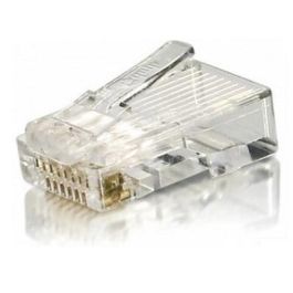 Equip Kit de 100 Conectores RJ45 Cat.6 Sin Blindaje Contacto Flash de Oro para Cable Redondo Precio: 17.5000001. SKU: B1CSR2S67A