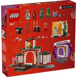 LEGO 71831 Templo Ninja del Spinjitzu NINJAGO con Dragón, 4 Minifiguras (Zane, Nya, Kai, Lloyd) y Accesorios – +4 años