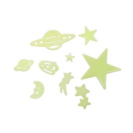 Tachan Pack Estrellas, Luna y Planetas Luminiscentes Autoadhesivos - 201 Elementos para Decorar Techos de Habitación, Edad +3 Años