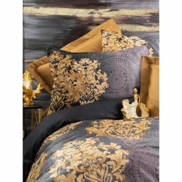 ASI8683743799763 - Juego de Cama Completo 1 Funda Nórdica 220x240cm + 2 Fundas Almohada 60x60cm 100% Algodón Satén Antracita