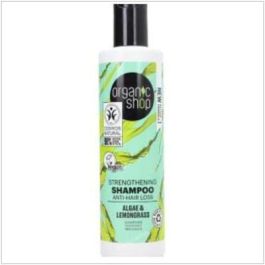 ORGANIC SHOP Champú Fortalecedor con Algas y Citronela Eco 280ml. Sin SLS, parabenos, siliconas para cabello más fuerte y sano Precio: 4.49999968. SKU: SLC-92490