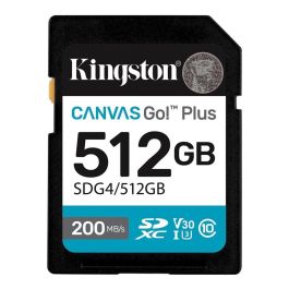 Kingston Tarjeta Memoria SDXC 512GB Canvas Go! Plus UHS-I U3 V30 Velocidad 200MB/s Lectura 160MB/s Escritura Precio: 123.6899994. SKU: B1ABRLGZMM