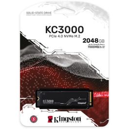 Kingston Technology KC3000 SSD NVMe M.2 2.05 TB PCIe 4.0 3D TLC 7000 MB/s 2280 con Disipador para PC y Portátil