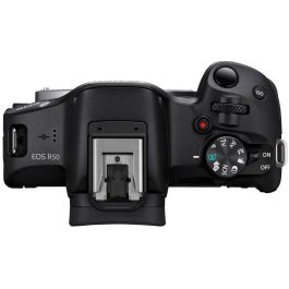 Canon EOS R50 MILC Cámara Negra Kit RF-S 18-45mm 24.2 MP 4K