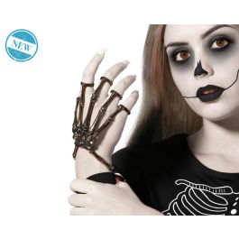Mano Esqueleto Metálico en Tono Plateado para Disfraz de Halloween - Accesorio para Fiestas de Terror y Día de Muertos Precio: 3.88999996. SKU: B1E9YJ7CJZ