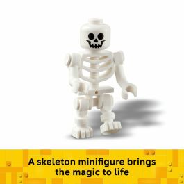LEGO 40721 Granero de Halloween – Juguete de construcción Esqueleto para niños de 8 años en adelante