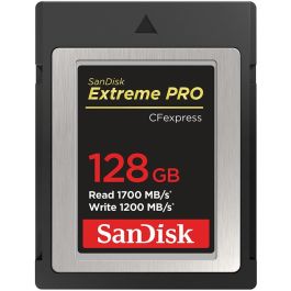 SanDisk SDCFE-128G-GN4NN Extreme Pro CFexpress Tipo B 128GB, 1700 MB/s lectura, 1200 MB/s escritura