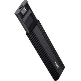 Trust 25806 Caja Externa para Disco SSD M.2 USB 3.2 Gen2 USB-C sin tornillos Carcasa de Aluminio para M-Key
