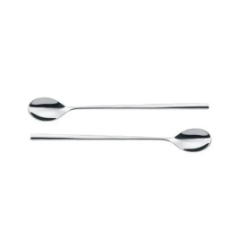 Jura JUR7610917673865 Juego de 6 Cucharas para Café con Leche Macchiato - Acero Inoxidable