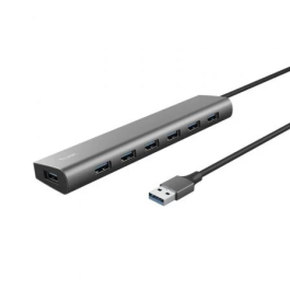 Trust Halyx Hub USB 3.2 Gen1 Gris con 7 Puertos USB-A y 1 Puerto USB-C Precio: 27.50000033. SKU: B17G5XXK3H