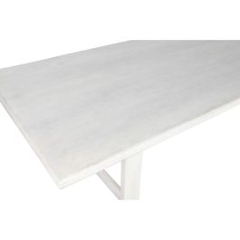 Mesa Comedor Moderno DKD Home Decor Blanco 96.5 x 76.2 x 213.4 cm