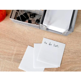 Liderpapel Taco Papel Encolado Blanco 1000 Hojas 100x100x100 mm 80 gr