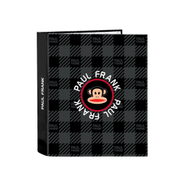Carpeta de anillas Paul Frank Campers Negro A4 (27 x 33 x 6 cm) Precio: 5.89000049. SKU: S4307882
