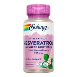 SOLARAY Super Resveratrol 250Mg 30 Capsulas - Trans-resveratrol de Polygonum Cuspidatum y Extracto de Uva Precio: 41.5900001. SKU: B18EYRYES4