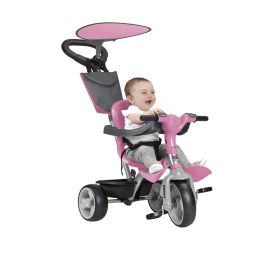 Feber 8/12132 Triciclo Baby Plus Music Pink con Luces, Sonido, Parasol, Cinturón de Seguridad, Asiento Regulable y Ruedas Silenciosas Precio: 95.69000045. SKU: S2404519