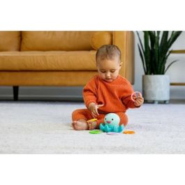Juguete de baño - INFANTINO - Pulpo de baño luminoso con anillas Juguete de baño - INFANTINO - Pulpo de baño luminoso con anillas