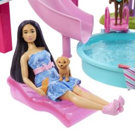 Barbie JFP01 Piscina de ensueño con Tobogán y Jacuzzi – Más de 20 accesorios