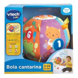 Vtech Pelota Bola Cantarina Bebé con Texturas, 15 Melodías y 5 Canciones, 18 cm, 3-24 Meses, Pilas Incluidas