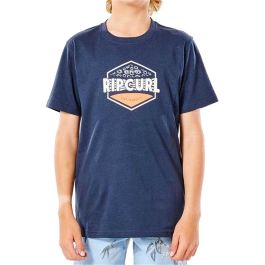 Camiseta de Manga Corta Infantil Rip Curl Filler Tee Azul oscuro XL
