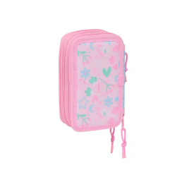 Portatodo BlackFit8 Smile Azul Rosa 12,5 x 19,5 x 5,5 cm 37 Piezas