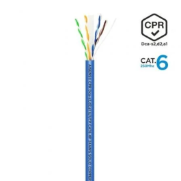 AISENS - Cable de Red RJ45 LSZH CPR Dca CAT.6 UTP AWG24, AZUL, 305M