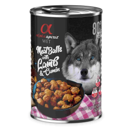 Alpha Spirit Albondigas Cordero Comino Caja 6x400 gr Alimento Humedo Completo Para Perros Adultos Precio: 14.4999998. SKU: B15LEHNEYW