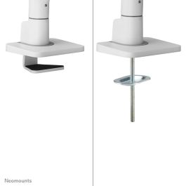 Neomounts Brazo de monitor DS75S-950WH2 para pantallas de 17-32", soporte de escritorio con resorte de gas, capacidad 8kg, blanco, 2 pantallas