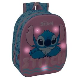 SAFTA Mochila 3D LED Stitch Disney 33cm
