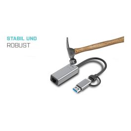 I-TEC Adaptador LAN Ethernet USB-C/USB-A 2.5Gbps Gris